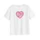 thumbnail image 5 of Mujer Camiseta Blusa Cuello Redondo Suave Cómodo Ropa De Verano Moda Jersey Streetwear Letra Impresa Camiseta Básica Blanco S, 5 of 8