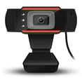thumbnail image 1 of 3LEDs Web Camera 12MP 720P HD Webcam USB Camera with Microphone for Computer PC Laptop Orange, 1 of 5