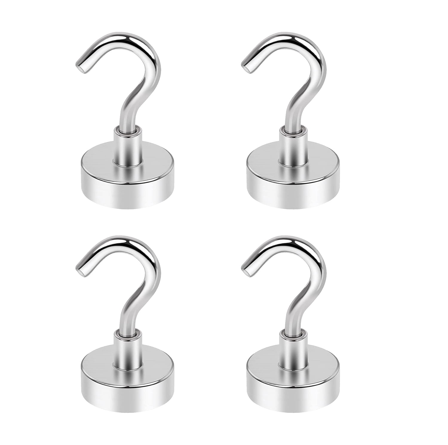 4Pack Hooks,22lb Rare Earth Hook,New Upgraded for Home