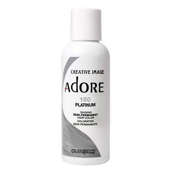 Platinum Semi-Permanent Haircolor # 150 by Adore, 4 Oz, 2 Pack