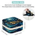 thumbnail image 5 of Glowing Plants Travel Portable Square Jewelry Box for Rings, Earrings, Necklaces, Bracelets - Girls and Women, 5 of 6