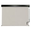 Keystone Fabrics PVC Outdoor Patio Sun Shade with Valance 10ft Wide (White/Tan)