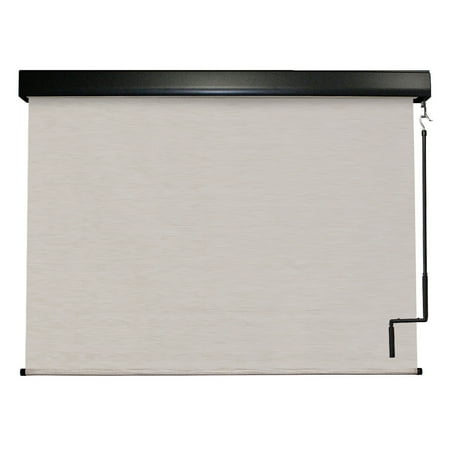 Keystone Fabrics Premier Cordless Outdoor Sun Shade With Protective Valance, Multiple Sizes