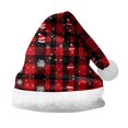 thumbnail image 2 of LIZUOJUN Under $5 Plush Santa Hat For Adults Festive Decoration Snug Fit Holiday Outfit Party Season Gift For Women Soft Knit Cozy Warmth Breathable Knit Lightweight Design, S, 2 of 4