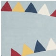 thumbnail image 2 of SAFAVIEH Martha Stewart Party Time Geometric Triangles Wool Area Rug, Sunken Pool, 8'x10', 2 of 3