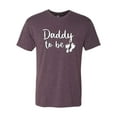 thumbnail image 2 of Wild Bobby, Daddy to Be Pregnancy Reveal Gift Parents to Be, Pop Culture, Men Premium Tri Blend Tee, Vintage Purple, Large, 2 of 3
