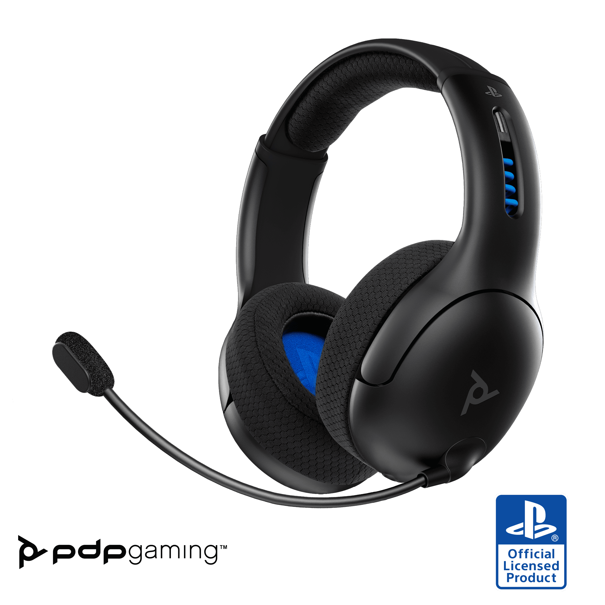 kust wrijving Roux PDP Gaming LVL50 Wireless Stereo Gaming Headset with Noise Cancelling Mic:  Black - PlayStation 5, PlayStation 4, PC - Walmart.com