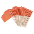 thumbnail image 5 of CIMAXIC Party 100pcs Solid Color Toothpick Flags for Party Food Decoration Mini Stick Cupcake Toppers Cheese and Fruit Small Flag Picks for Cake Decorating,2.56"X1.38"X0.04", 5 of 5