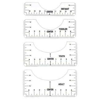 Transparent T-Shirt Ruler Guide Alignment Tool – Bradshaw Blanks