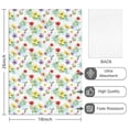 thumbnail image 2 of 2 Pcs Pioneer Flower Floral Print Pattern Kitchen Towels, Funny Microfiber Dish Towel Set, 18" X 26" Tea Towels, 2 of 6