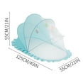 thumbnail image 3 of Ultra-Fine Mesh Baby Mosquito Net Cover for Crib and Bed, Full Face Protection with Foldable Mongolian Yurt Style, Bottomless Design for Easy Access and Ventilation, 3 of 3