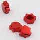 thumbnail image 5 of 12 Piezas de Aluminio, Cubierta de Cubo de Rueda, Cubierta Antipolvo, Tuerca Hexagonal de 17 mm para Coche RC 1/8, Rojo, 5 of 6