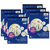 Pacon PAC104609-6 Doodle Pad, 9 x 12 in. - 6 Each