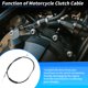 thumbnail image 3 of Ofertas Únicas 140cm/55.11" Cable de Embrague para Harley Davidson Sportster XL883 XL1200 XL 883 1200 1986-2013 para Modelos Harley Sportster 2004-2020 Cable de Embrague Extendida de Acero Inoxidable, 3 of 7