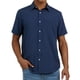 thumbnail image 1 of Camisa DKNY Lenox de manga corta con botones en azul marino, 1 of 6