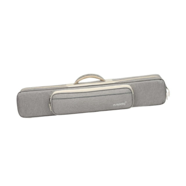 QualitChoice 3x4 Pool Cue Cas Lightweight Protector Pool Stick 1/2 Cue Cases Blue Case 75cm Jointed Grey 75cm