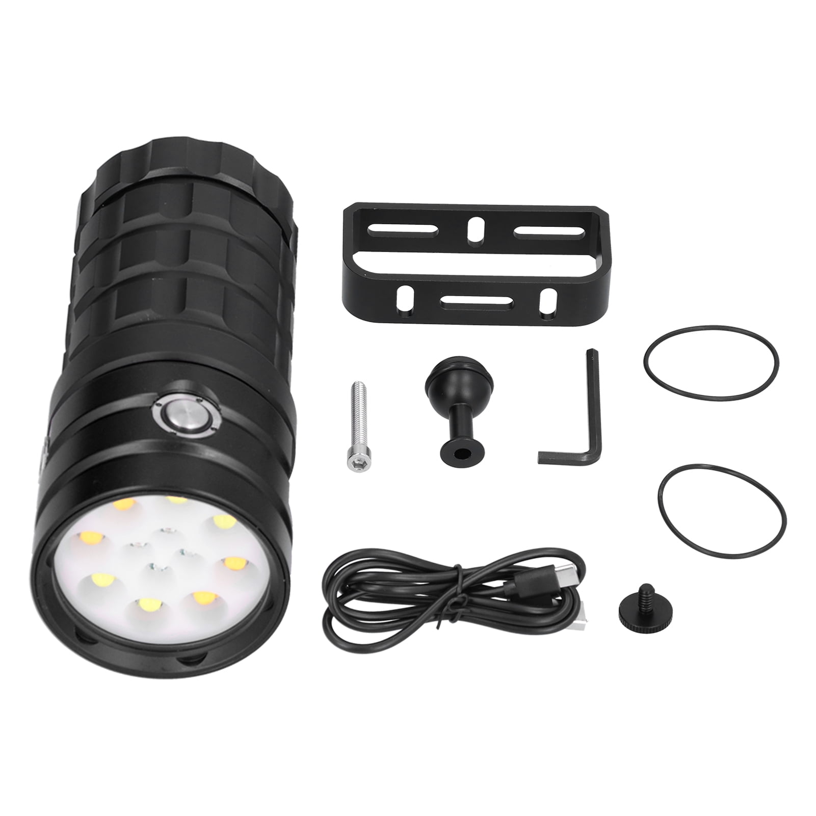 Diving Torch, Simple Appearance Design Underwater Flashlight