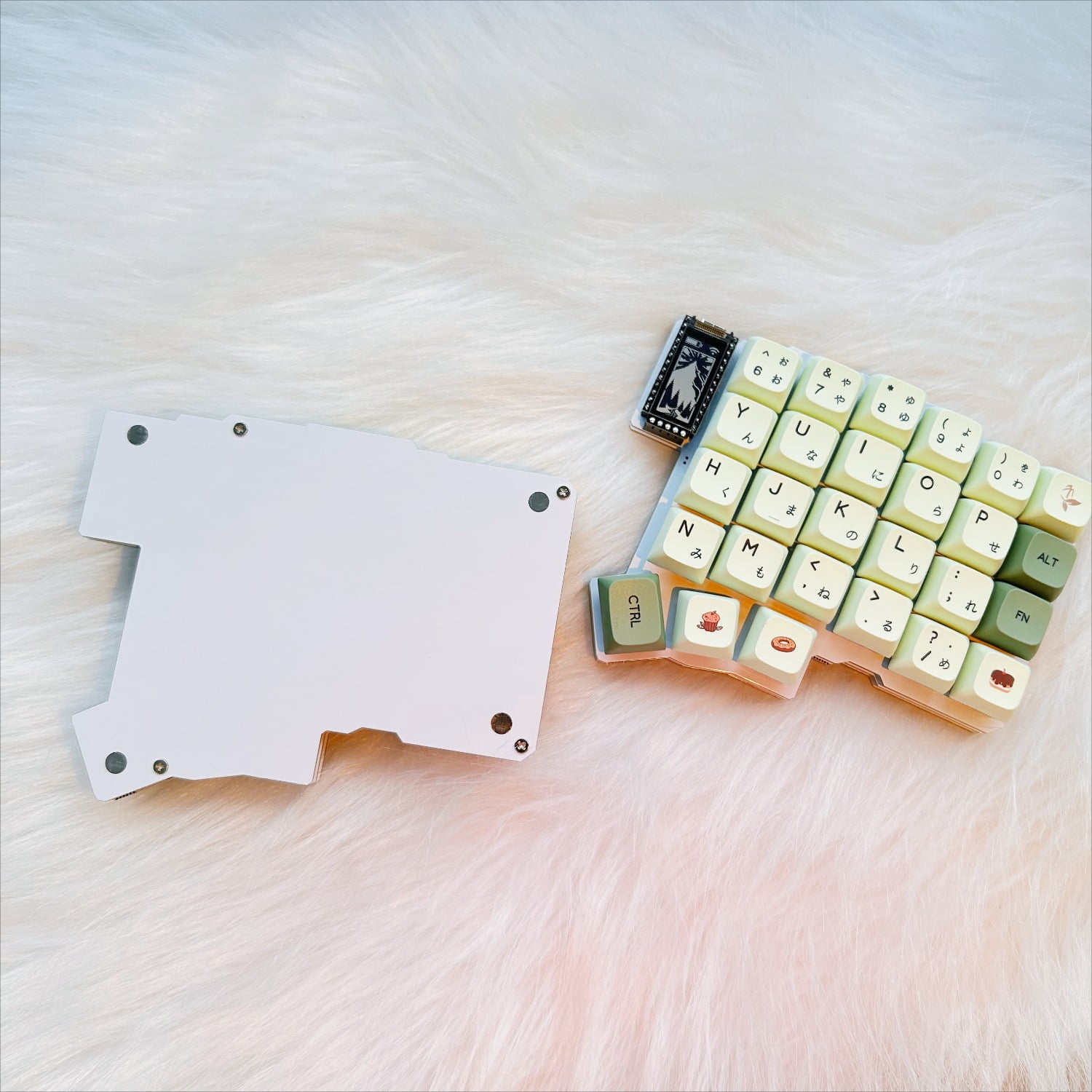 Silakka54 Split Keyboard Ergonomic Split Customization ZMK Hot Swappable Left and Right Keyboards, Use Nice! As The Main Controller, NanoV2 Supports Zmk Studio Bluetooth Custom Key Changing