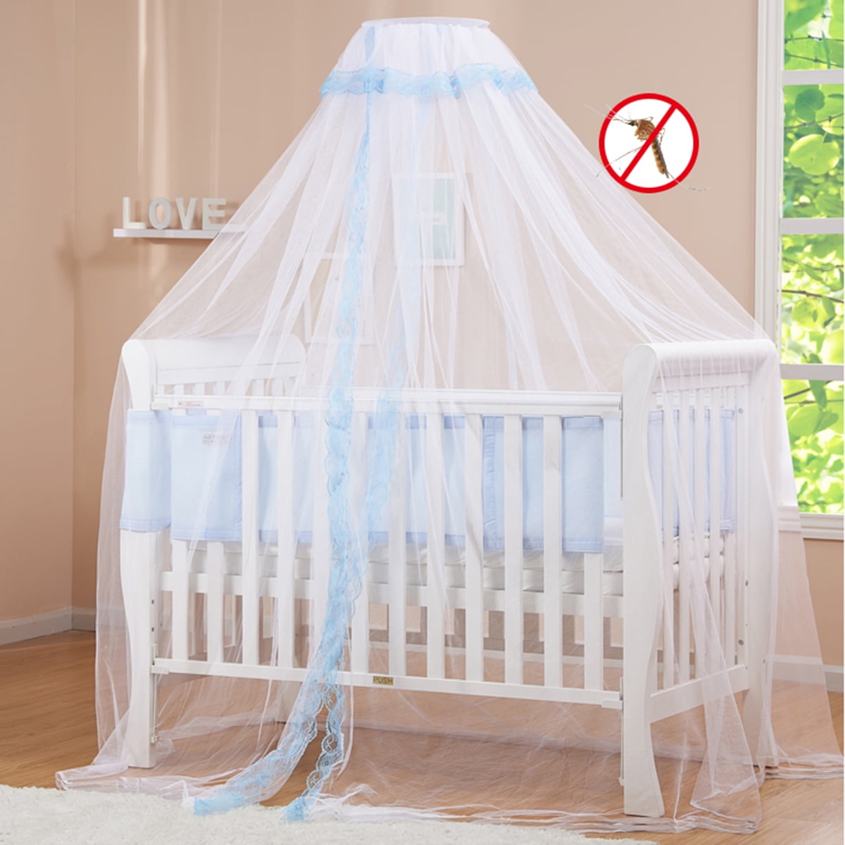 Mosquito Net, Outgeek Romantic Breathable Baby Dome Bed Canopy Netting