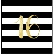 LULU AND BELL Happy 16th Birthday Guest Book (Hardcover): Sweet Sixteen Guest book, party and birthday celebrations decor, memory book, 16th birthday, happy birthday guest book, celebration message log book, celebr
