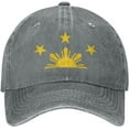 thumbnail image 5 of Filipino Flag Funny Hat Adjustable Denim Baseball Cap Black Dad Hat Men Women, 5 of 6