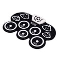 thumbnail image 2 of Kit de Pile Électronique Portable en Silicone avec 9 Pads, 3 Styles de Pile, Pédale, Fonction d'Enregistrement, Pile USB/AAA, Vitesse/volume Réglable, Connectivité Casque/amplificateur - Noir &, 2 of 6