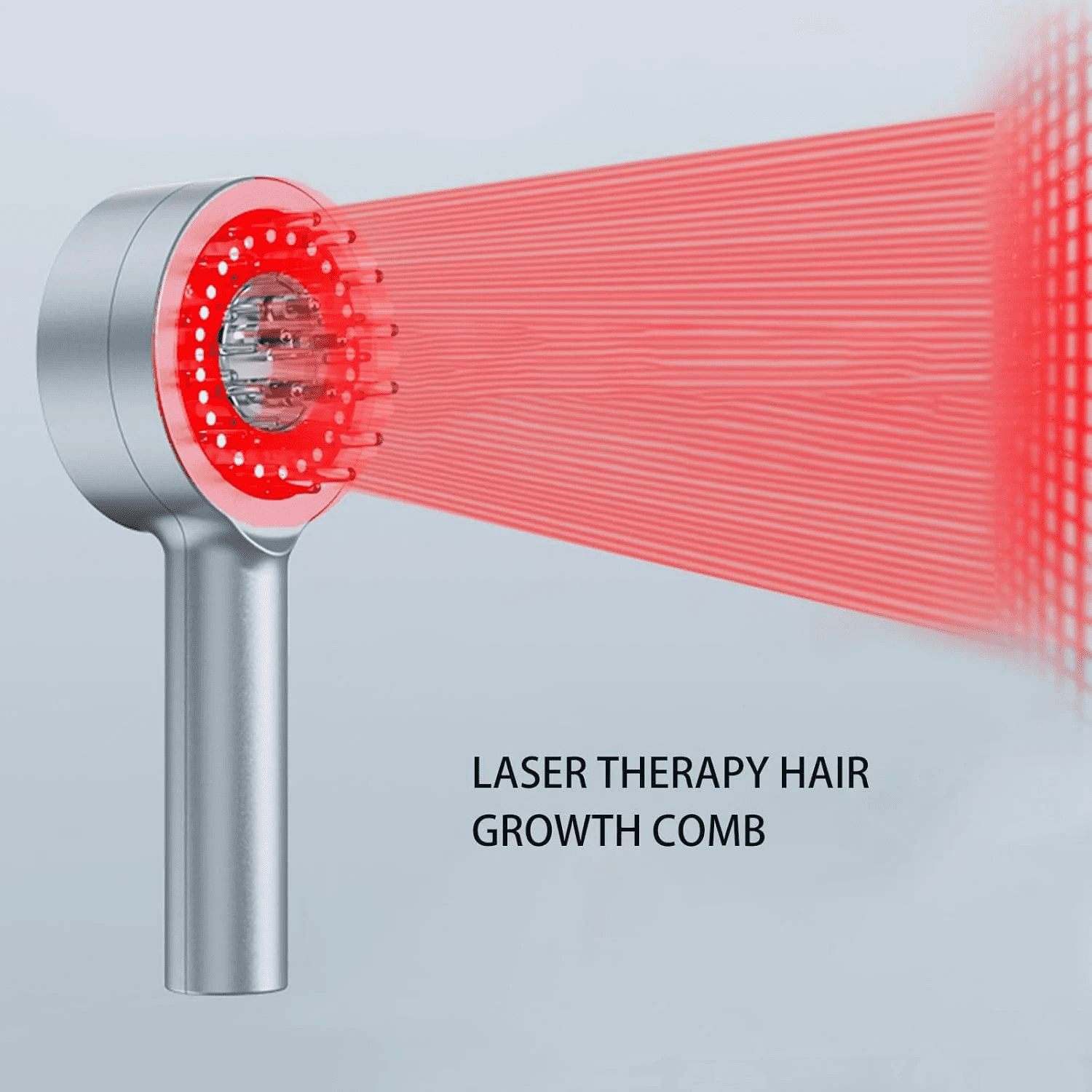2-in-1 Scalp Care Tool with Hair Oil Applicator and Red Light Massager for Hair Vitality