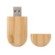 thumbnail image 2 of Memoria Flash USB 3.0 32GB Carcasa de Madera Ovalada ANGGREK, 2 of 8