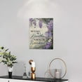thumbnail image 3 of Farmhouse Purple Lavender Decor Wall Art Rustic Farm Country Flower Pictures Wall Decor Canvas Painting Prints Artwork Home Decorations Framed for Bathroom Kitchen Bedroom 12"x16", 3 of 6