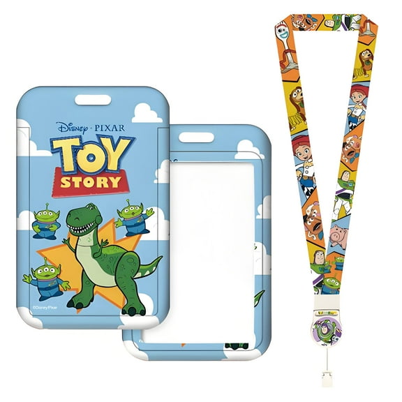 Toy Story Lanyards for Id Badge Holder with Retractable Badge Reel Clip, ID Card Holder with Breakaway Lanyard, Nurse Teacher Office Gifts