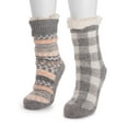 thumbnail image 4 of MUK LUKS Women's Tall Cabin Socks, 2-Pack, OSFM, 4 of 5