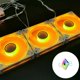 thumbnail image 2 of Computer Chassis Cooling Fan 12cm ARGB Lighting PWM Speed Control Durability ABS Structure Enhanced Heat Dissipation Grey, 2 of 4