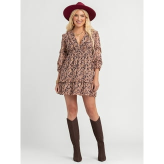Jessica Simpson Women's Long Sleeve Knit Mini Sweater Dress Black M - Walmart.com Jessica Simpson Women's Long Sleeve Knit Mini Sweater Dress Black M - Walmart.com