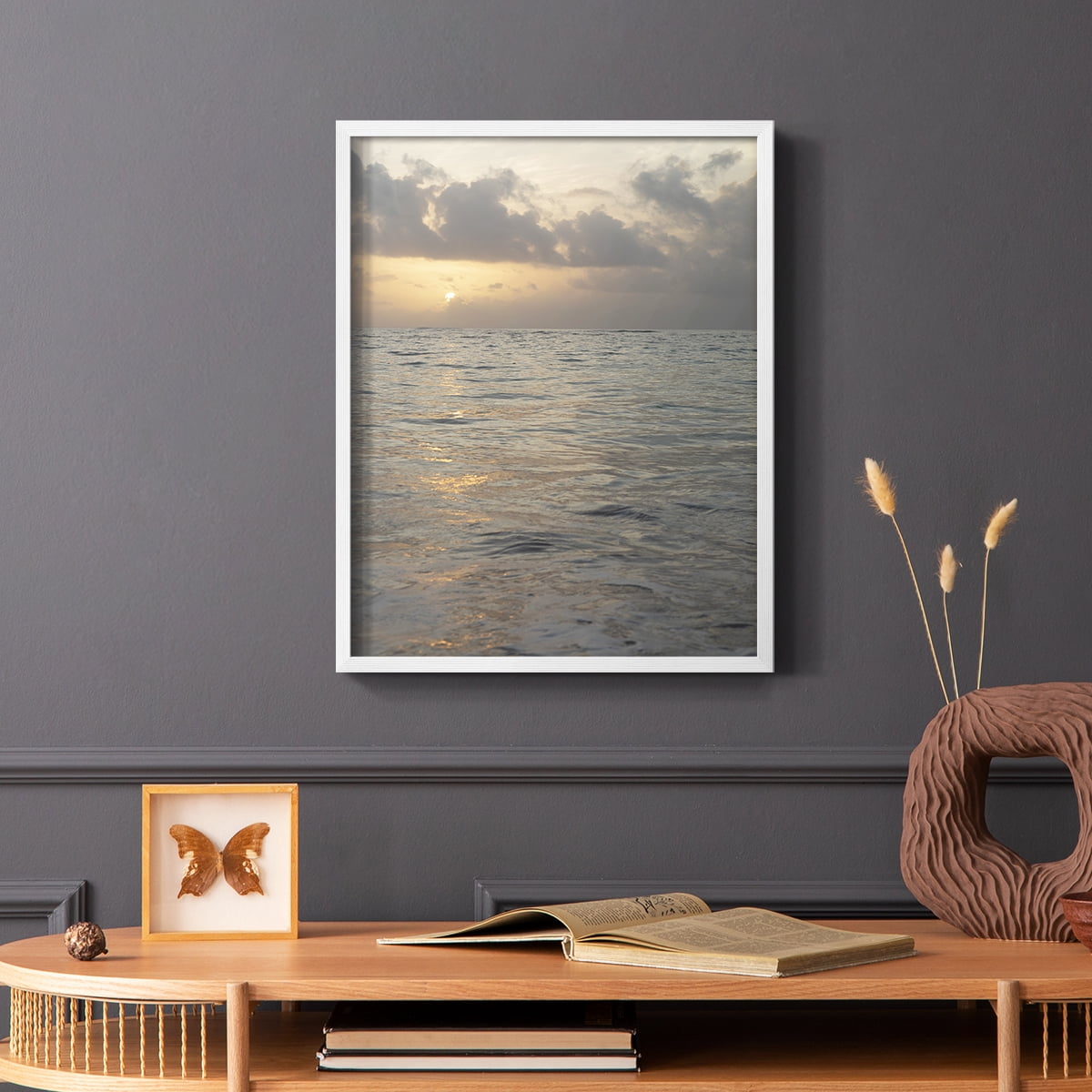 Matisse MDCCCXXVII Framed Print in White Solid Wood 8 x 10 Framed Print