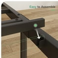 thumbnail image 7 of Novilla Full Size Bed Frame with Headboard and Footboard, 14 Inch Metal Platform Bed Frame, Under Bed Storage, Strong Metal Slats Support, Mattress Foundation No Box Spring Needed, 7 of 7