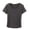 Dark Gray, variant on Womens T-Shirts Solid Color Square Neck Short Sleeve Loose Casual Tops Summer Everyday Tees