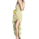 thumbnail image 3 of SAYOO Vestido de tirante femenino, vestido ajustado con volantes irregulares, vestido largo de verano para mujeres SAYOO moda, 3 of 8