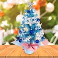 thumbnail image 1 of Illuminated Mini Christmas Tree Desktop Ornament 177 Inch Battery Powered Holiday For Home Party Festive Display, 1 of 5
