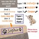 thumbnail image 3 of Personalized Pet Toy Storage Basket Toy Clothes Bin Dog Custom Name DIY Canvas Collapsible Box Free Print ID Pet Accessories ShopWise Round, 3 of 20