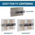 thumbnail image 4 of Floating TV Stand Wall Mounted TV Shelf with Door, 4 of 7