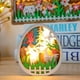 thumbnail image 1 of Lámpara LED de madera con forma de huevo de Pascua, luz nocturna, decoración navideña, mariposas de primavera, adorno decorativo de mesa de pavo., 1 of 7