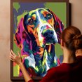 thumbnail image 6 of American Leopard Hound Poster Wall Art - Colorful Dog Canvas Wall Art For Living Room - Modern Art Wall Decor Ready To Hang, 6 of 6