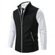 thumbnail image 2 of Chaleco de punto para hombre, chaleco sin mangas con cuello alto, chaleco con cremallera engrosada, 2 of 6
