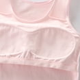 thumbnail image 5 of Bxsruta Teen Girls' Cotton Longline Training Bra, No Show Wirefree Stay in Place Everyday Bra for Ages 10-15, 5 of 7
