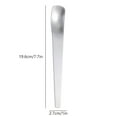 thumbnail image 3 of Stainless Steel Ice Cream Spoon-Flat Top Dessert & Cake Serving Spoon-Long Handle Mixing Spoon-3 Sizes (Small 5.51",Medium 7.01",Large 7.72")-Elegant Kitchen Utensil, 3 of 6
