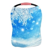 ABPHQTO Winter Nursing Cover Baby Breastfeeding Infant Feeding Cover Baby Car Seat Cover Infant Stroller Cover Carseat Canopy Breathable