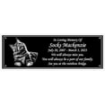 thumbnail image 6 of Photo Memorial Bench Plate, Personalized Plaque, Door Name Plate, Building Sign, Engraved Tree Plaque, Multiple Sizes and Colors(Black With White Writing), 6 of 12