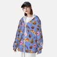 thumbnail image 3 of Balery Fastfoods Sudadera ligera de manga larga con capucha y protección solar UPF 50+ para hombre y mujer, ideal para pesca y running-Large, 3 of 7