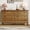 Brown, variant on YouTrend White Large Dresser with 6 Drawer for Bedroom,Traditional Adult Storage Cabinet with Golden Handles for Living Room,Hallway
