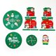 thumbnail image 4 of Christmas Party Snack Set Christmas Santa Multilayer Cake Rack Decorative Paper Cake Tray, 4 of 6